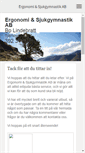 Mobile Screenshot of ergonomisjukgymnastikab.com